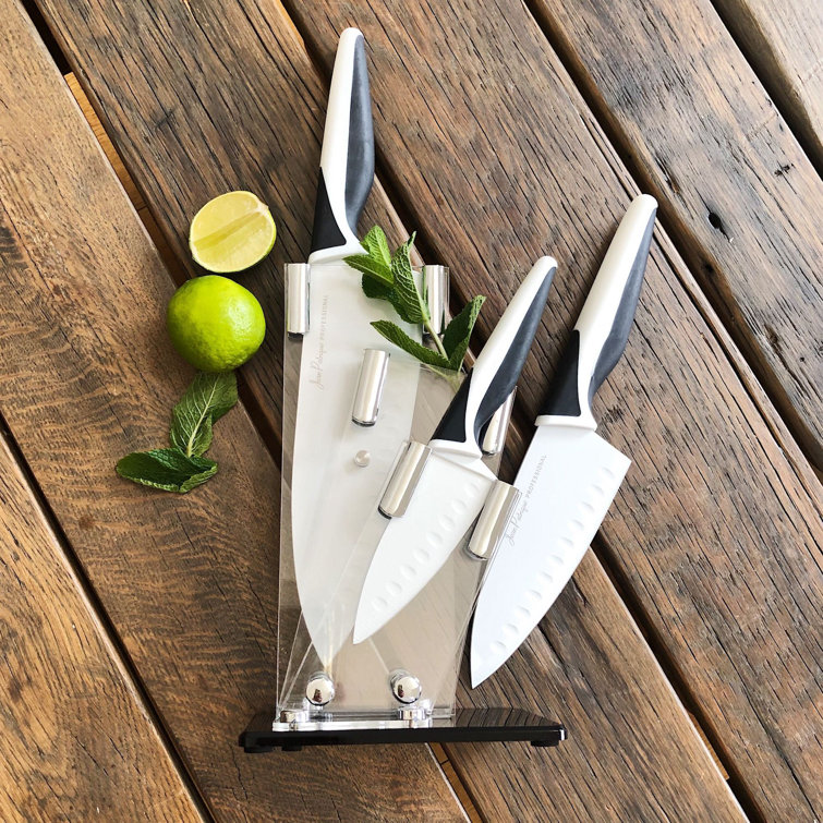Jean Patrique 3 Piece Stainless Steel Knife Block Set Wayfair.co.uk